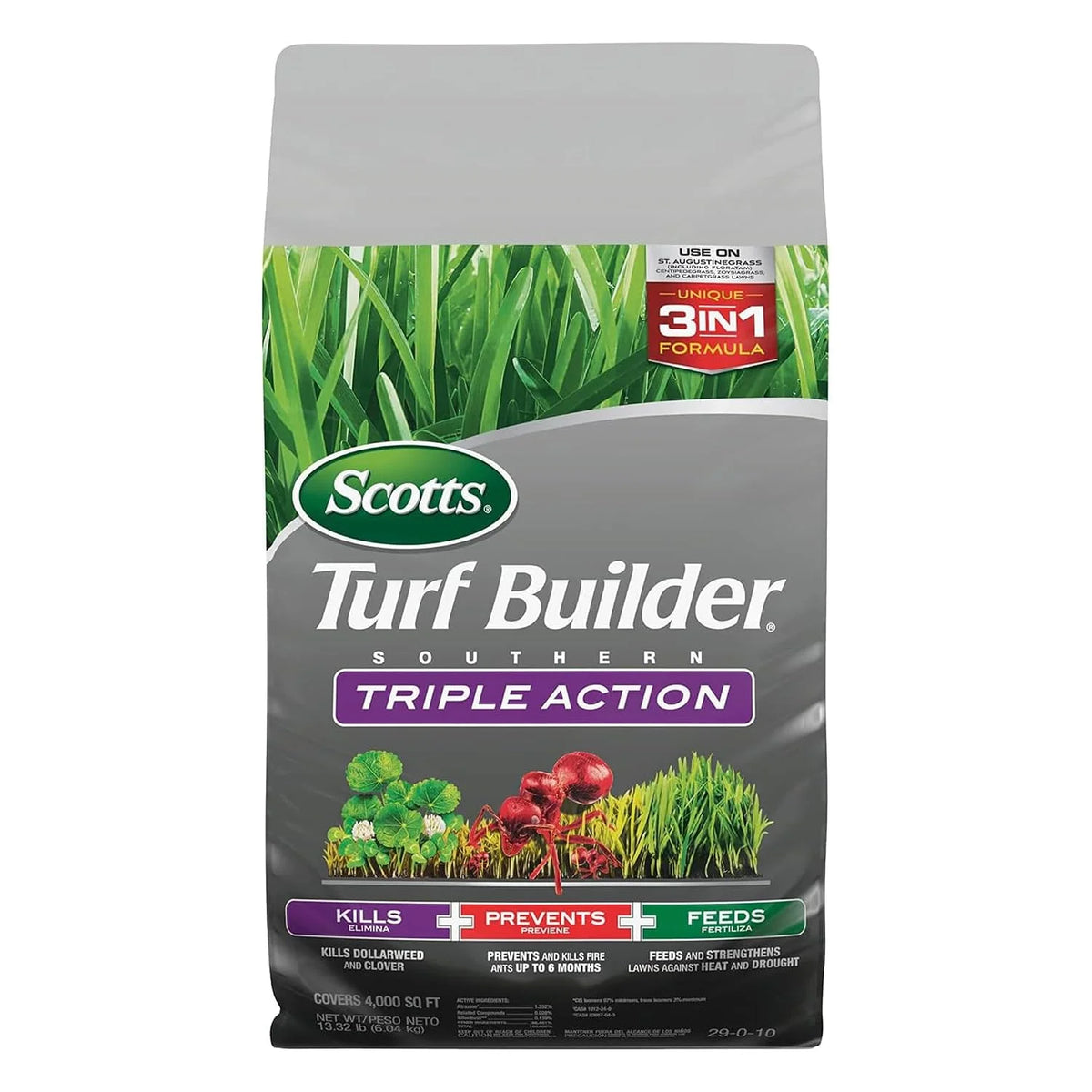 Scotts Turf Builder Southern Triple Action, 13.32 lbs.