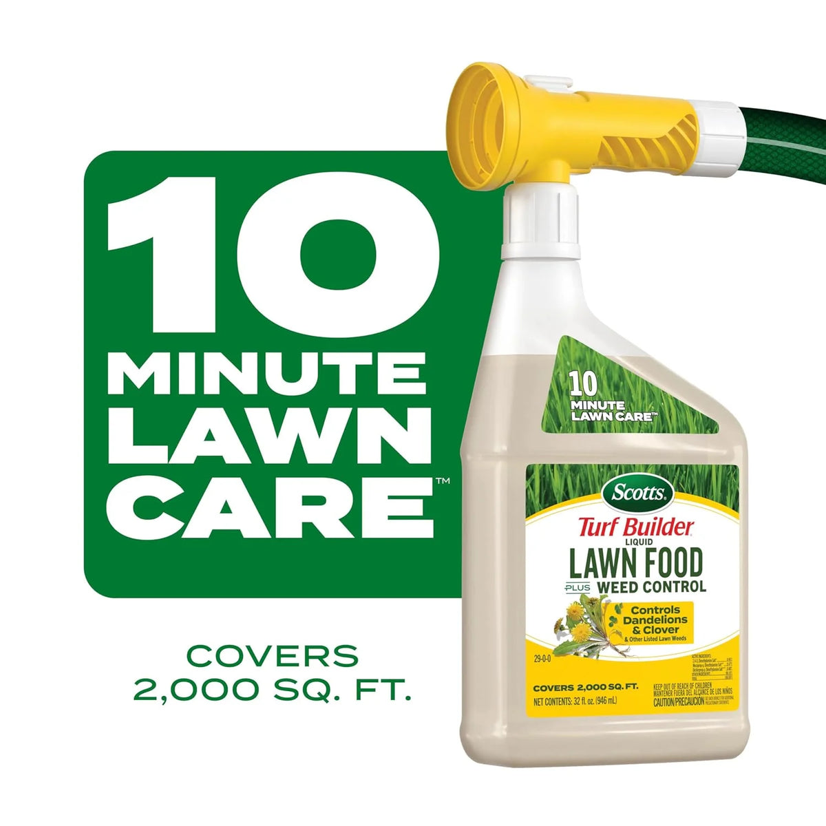 Scotts Turf Builder Liquid Lawn Food Plus Weed Control Refills (2-Pack)