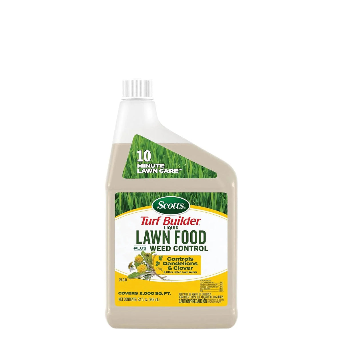 Scotts Turf Builder Liquid Lawn Food Plus Weed Control Refill, 32 fl. oz.
