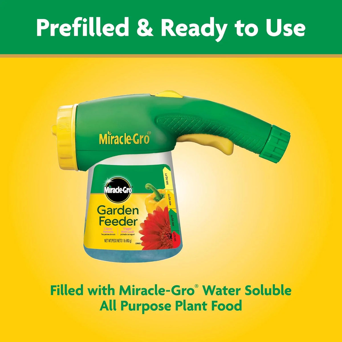 Miracle-Gro Water Soluble All Purpose Plant Food and Garden Feeder Bundle