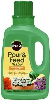 Scotts Miracle GRO 1006002 1-Qt. Ready-to-Use Pour & Feed Liquid Plant Food - Quantity 1