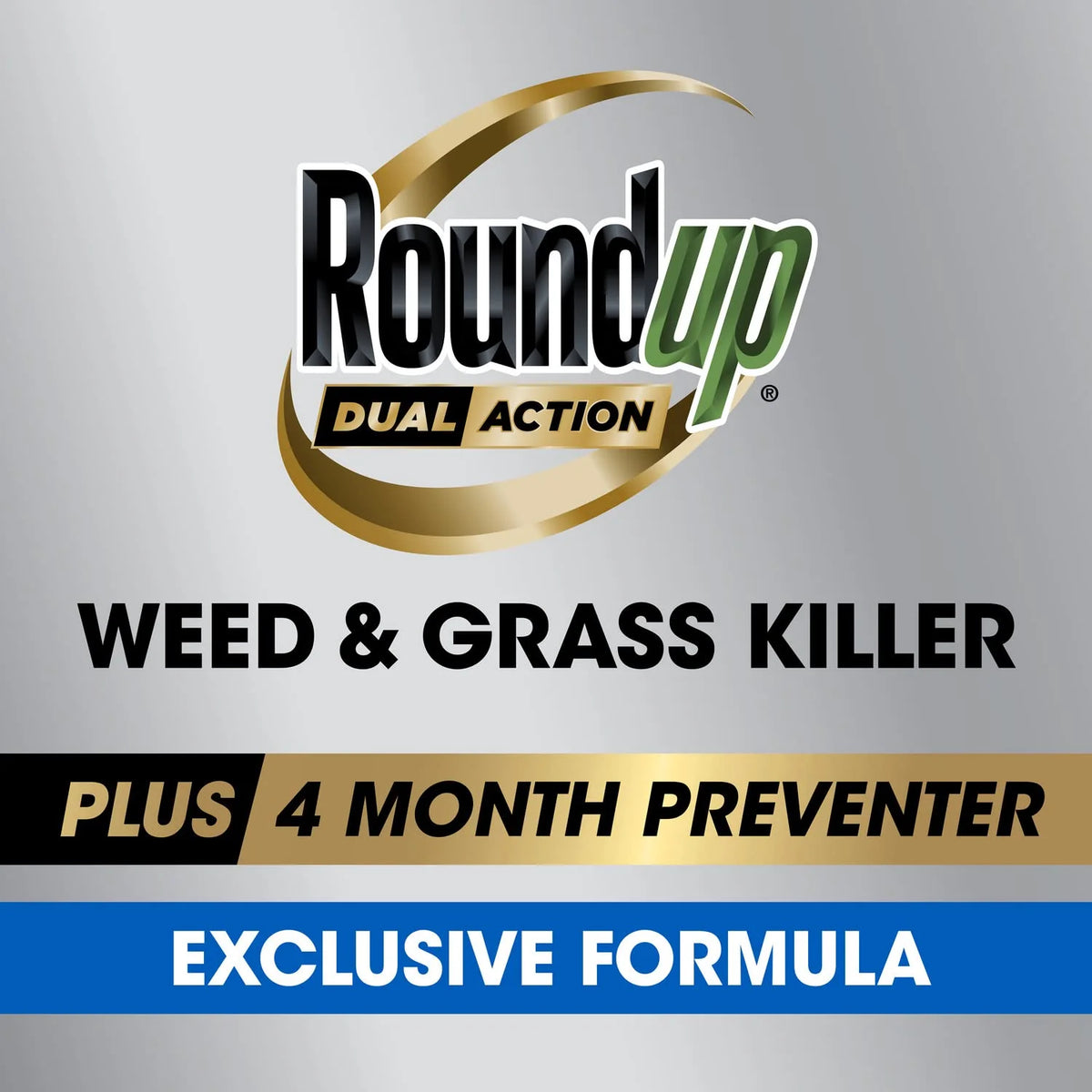 Roundup Dual Action Weed & Grass Killer Plus 4 Month Preventer with Pump 'N Go 2 Sprayer, 1.33 gal. (Pack of 2)