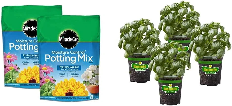 Miracle-Gro Moisture Control Potting Mix 8 qt., 2-Pack