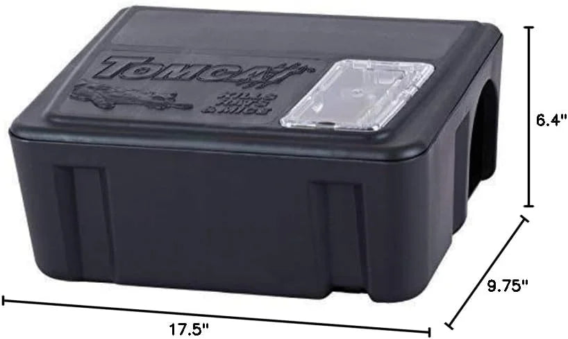 Tomcat Rat Killer Bait Station, Refillable