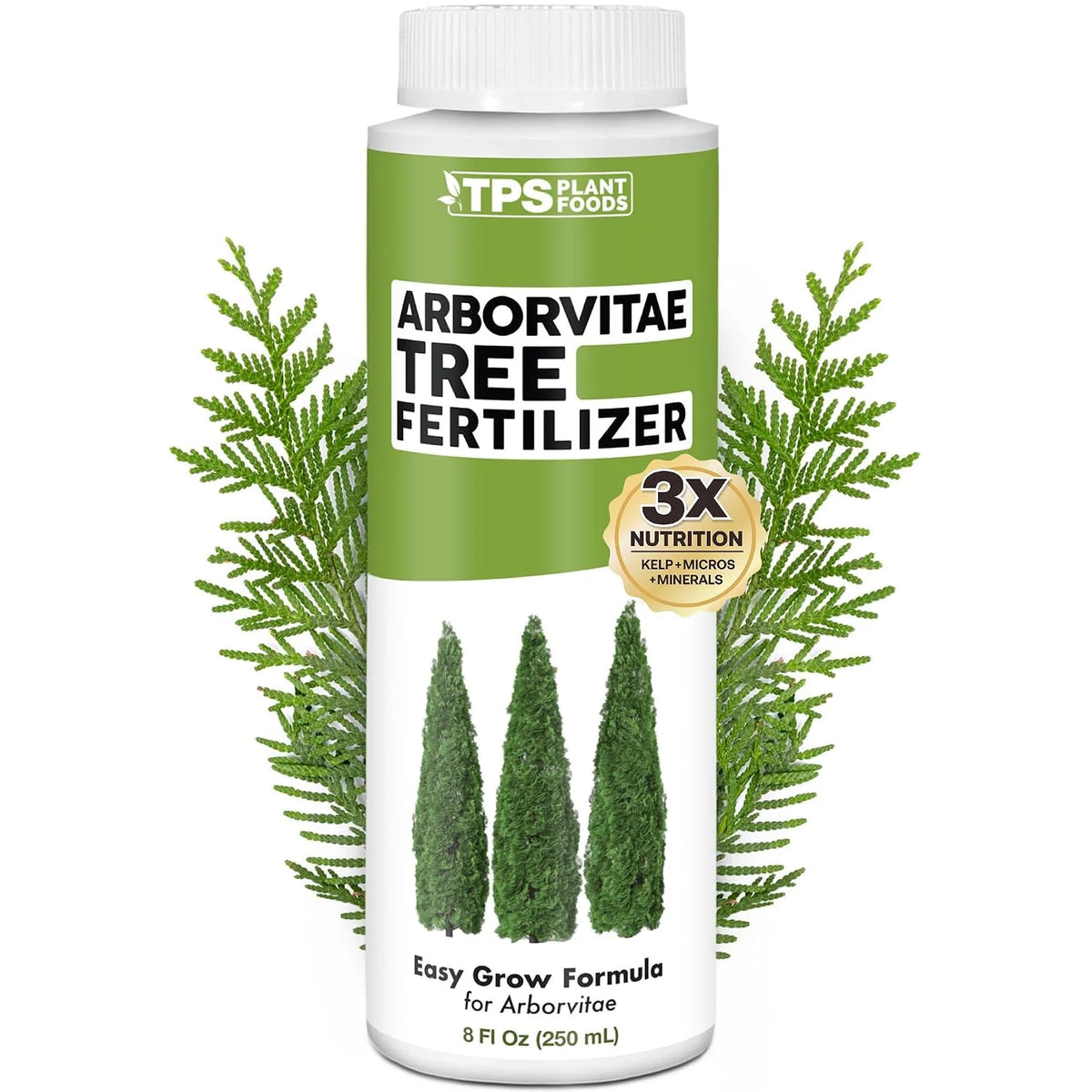 Arborvitae Tree Fertilizer - Liquid Plant Food for Greener Foliage, 8 oz