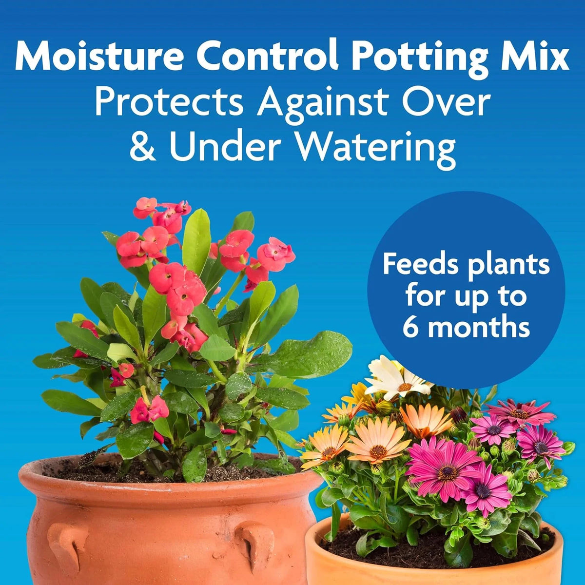 Miracle-Gro Moisture Control Potting Mix, For Container Plants, Protects against Over- and Under-Watering, 2 cu. ft.