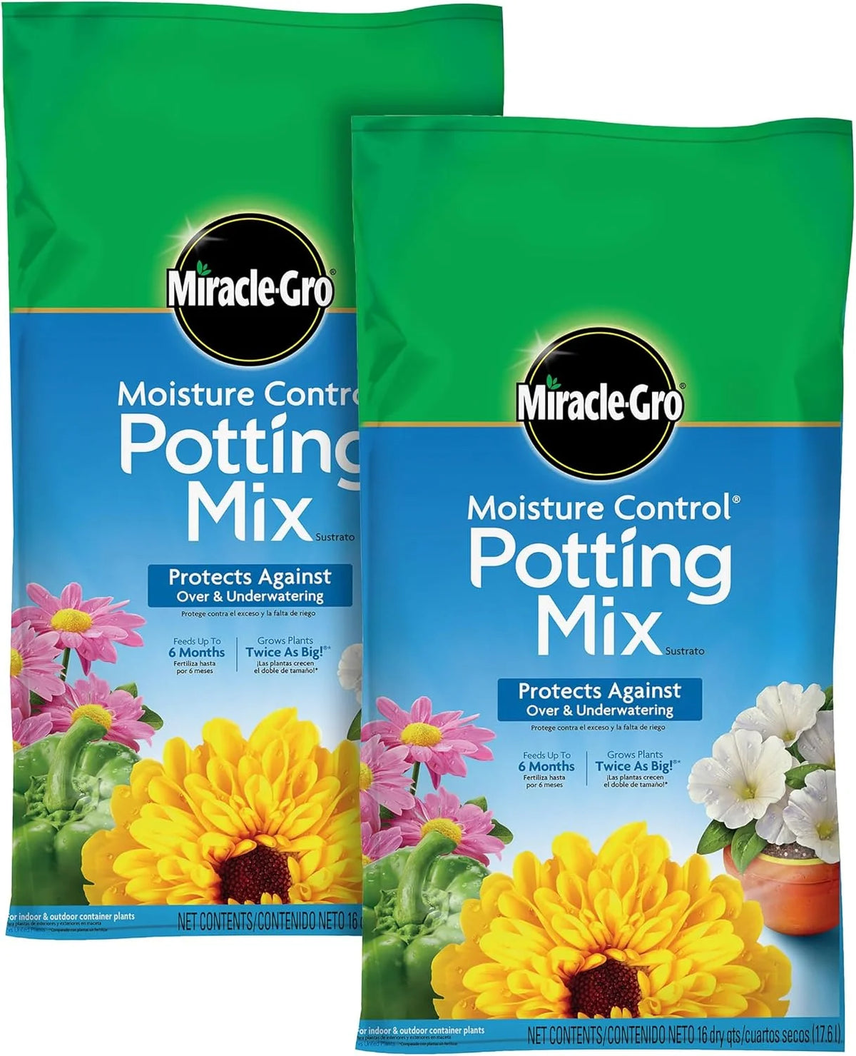 Miracle-Gro Moisture Control Potting Mix, 6 qt.