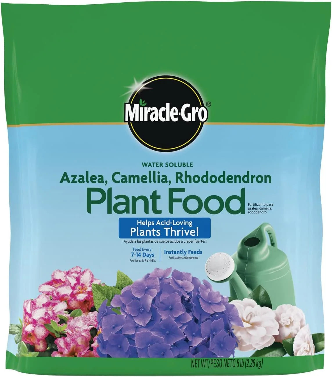 Miracle-Gro Water Soluble Azalea, Camellia, Rhododendron Plant Food, 5 lb.
