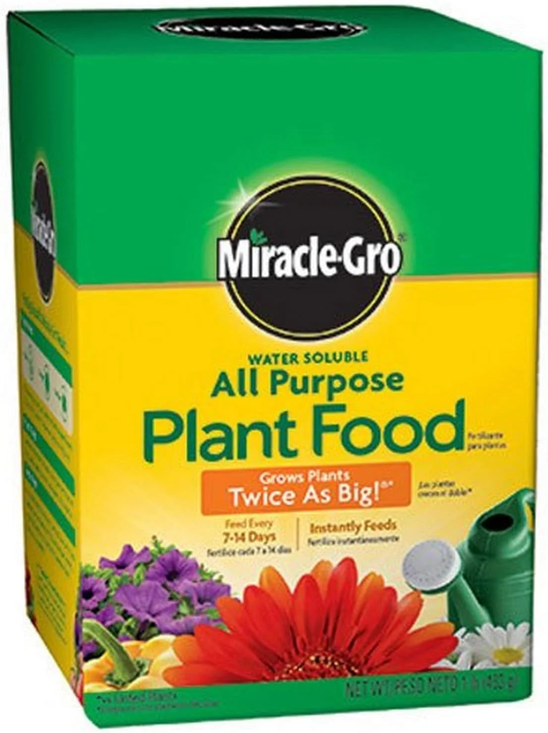 Miracle-Gro Pound 160101 Water-Soluble All Purpose Plant Food, 24-8-16, 1-Po