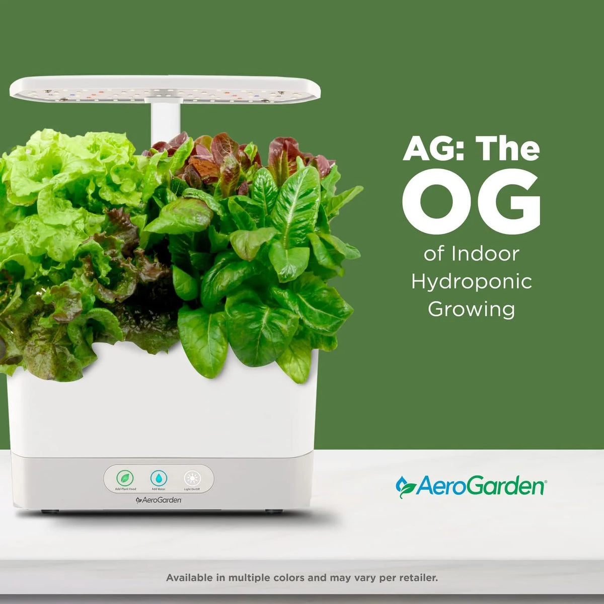 AeroGarden Harvest Indoor Garden Hydroponic System with LED Grow Light