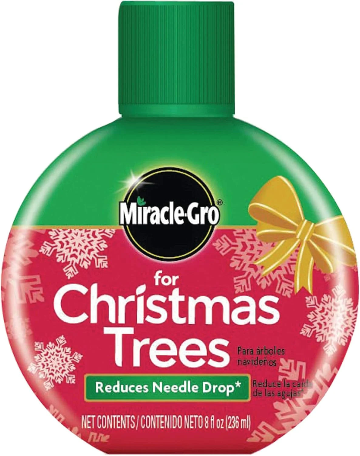 Miracle-Gro for Christmas Trees - Easy-To-Use Formula, Keeps Live Trees Hydrated and Reduces Needle Drop- 8 fl. oz.