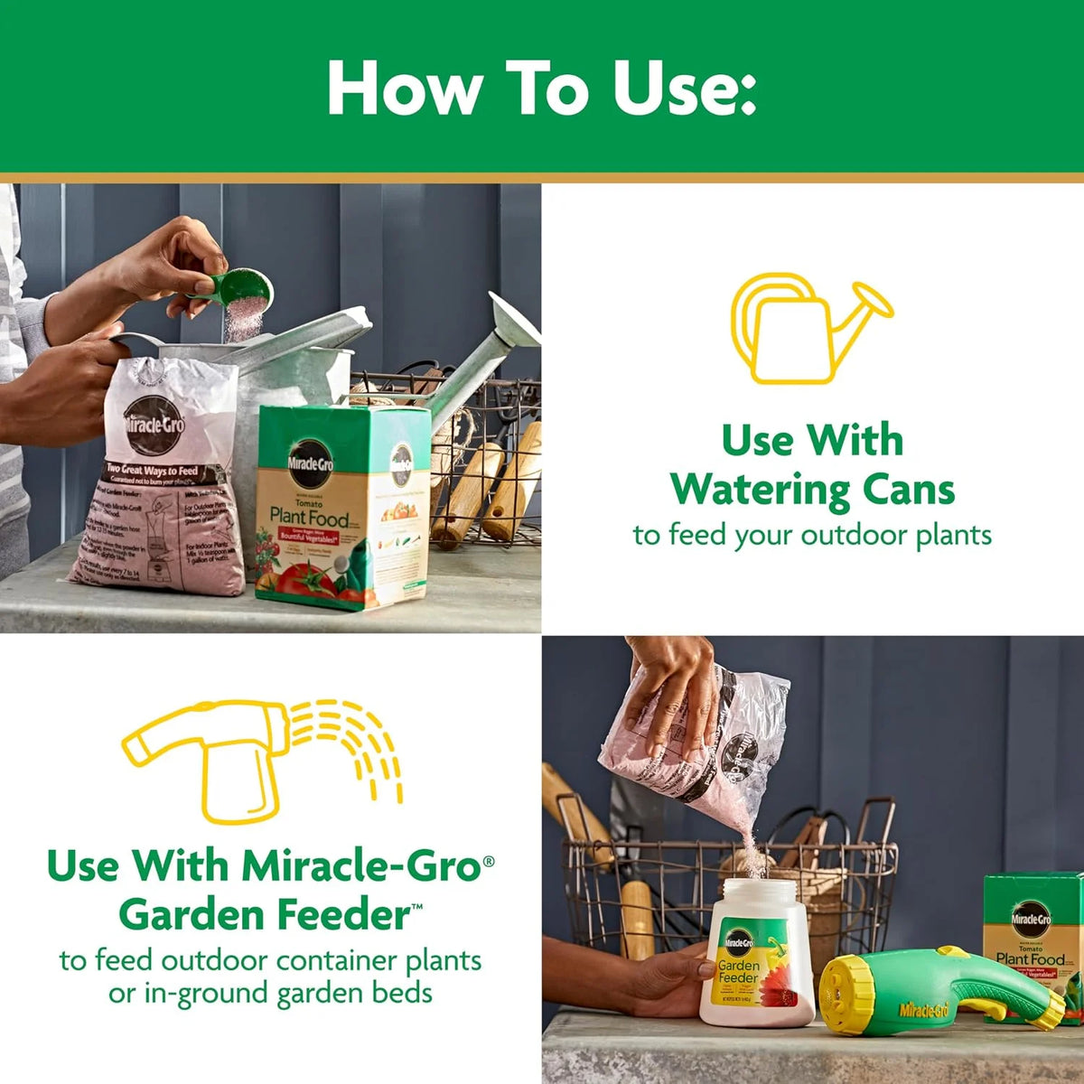 Miracle-Gro Water Soluble Tomato Plant Food Fertilizer - 18-18-21 Formula for Tomatoes and Vegetables - Promotes Bigger Bountiful Harvests, 1.5 lb.