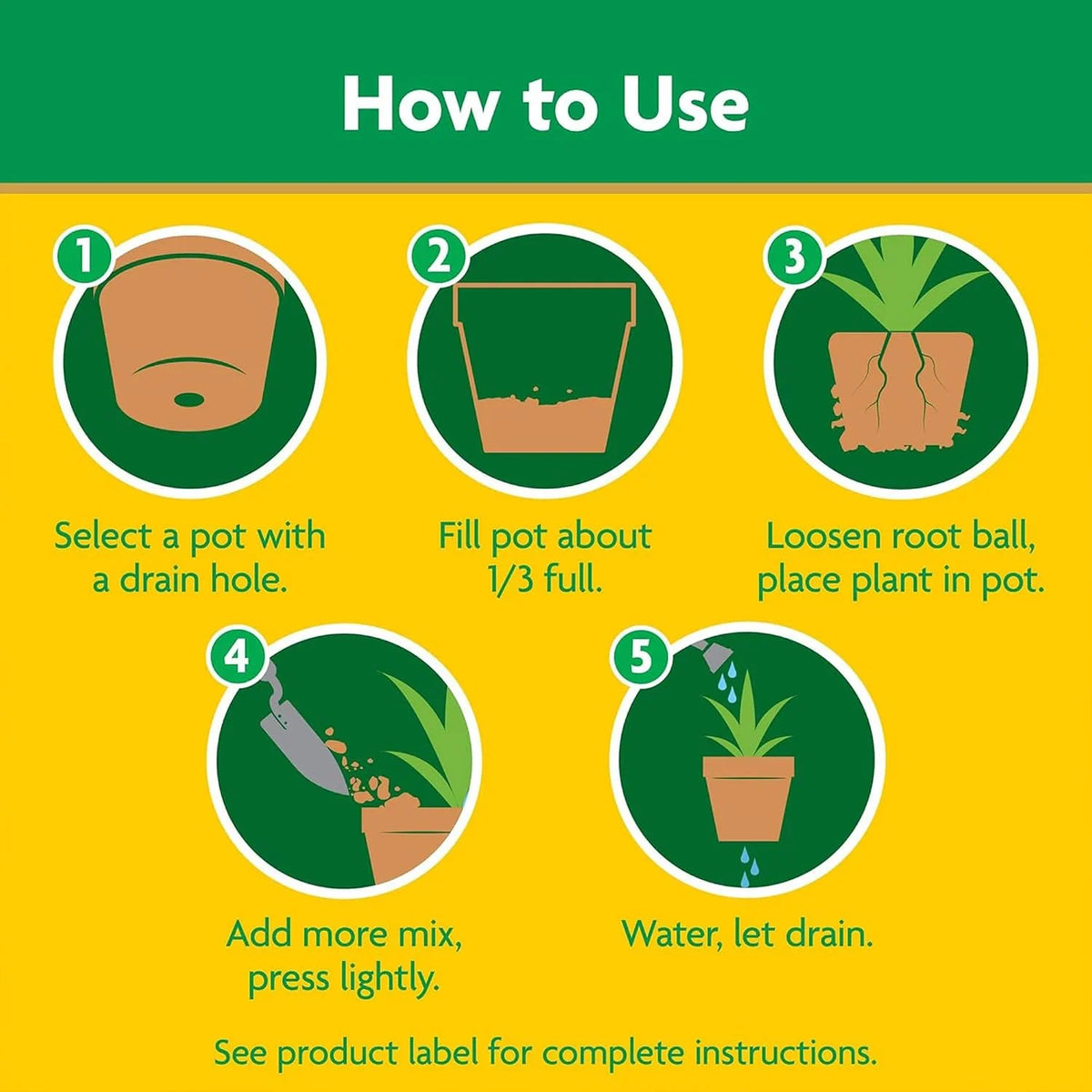 Miracle-Gro 10 Pack Potting Soil Mix for Container Plants and Flowers