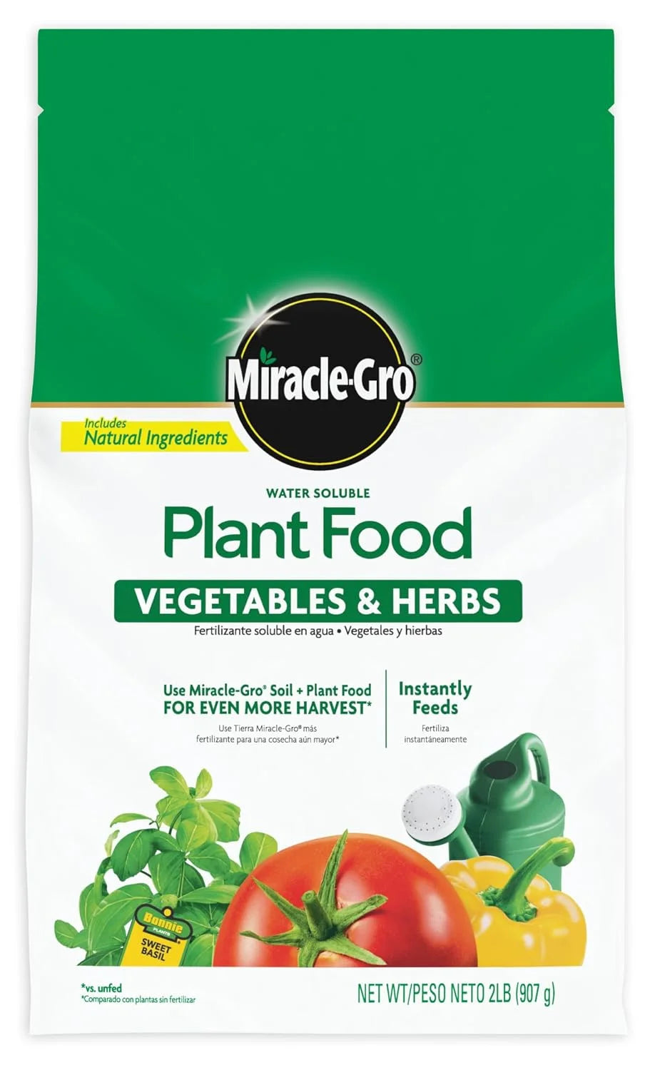 Miracle-Gro Water Soluble Plant Food Vegetables & Herbs, 2 lb.