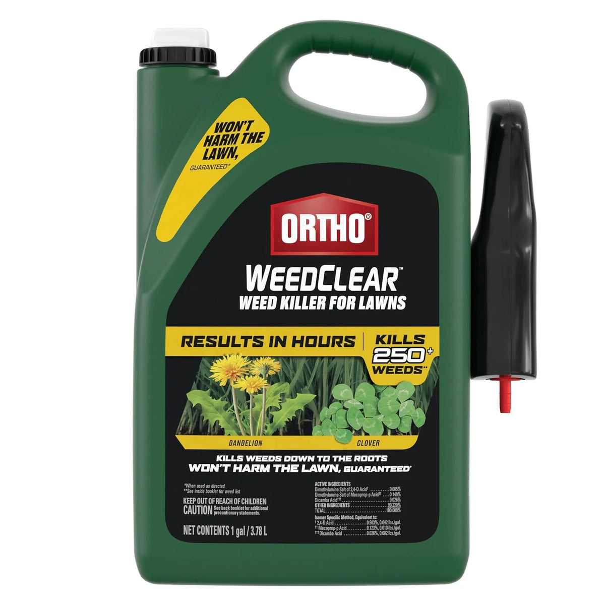 Ortho WeedClear Weed Killer for Lawns, Ready to Use, 1 gal.