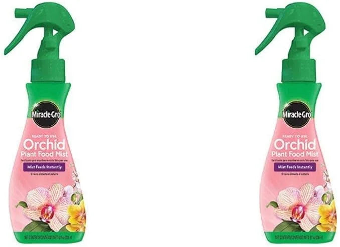 Miracle-Gro Orchid Plant Food Mist (Orchid Fertilizer), 8 oz. (2 Pack)