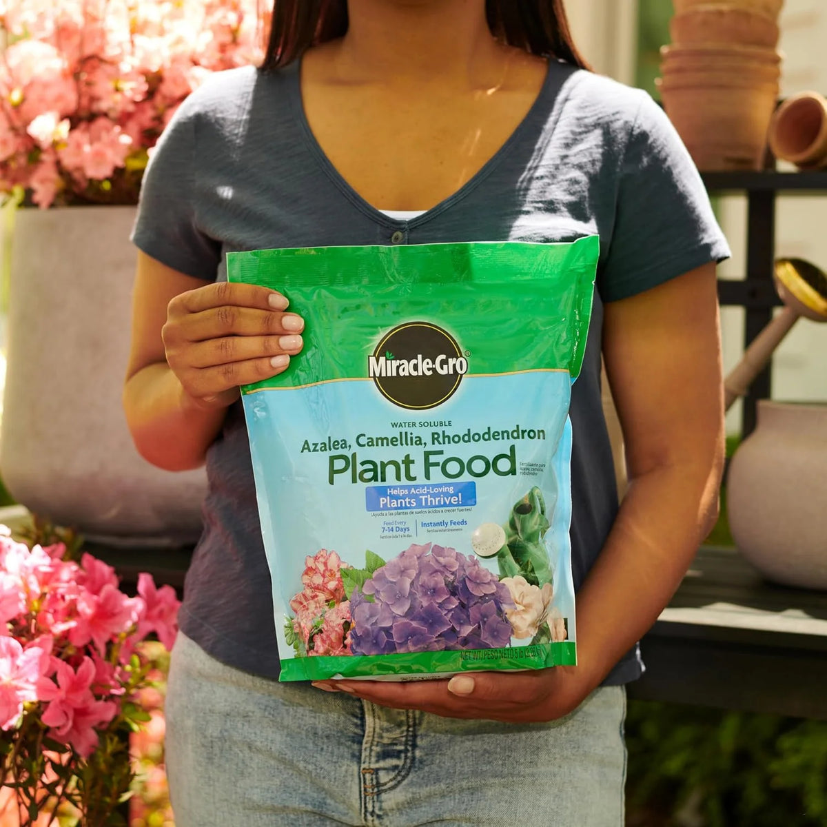 Miracle-Gro Water Soluble Azalea, Camellia, Rhododendron Plant Food, 5 lb.