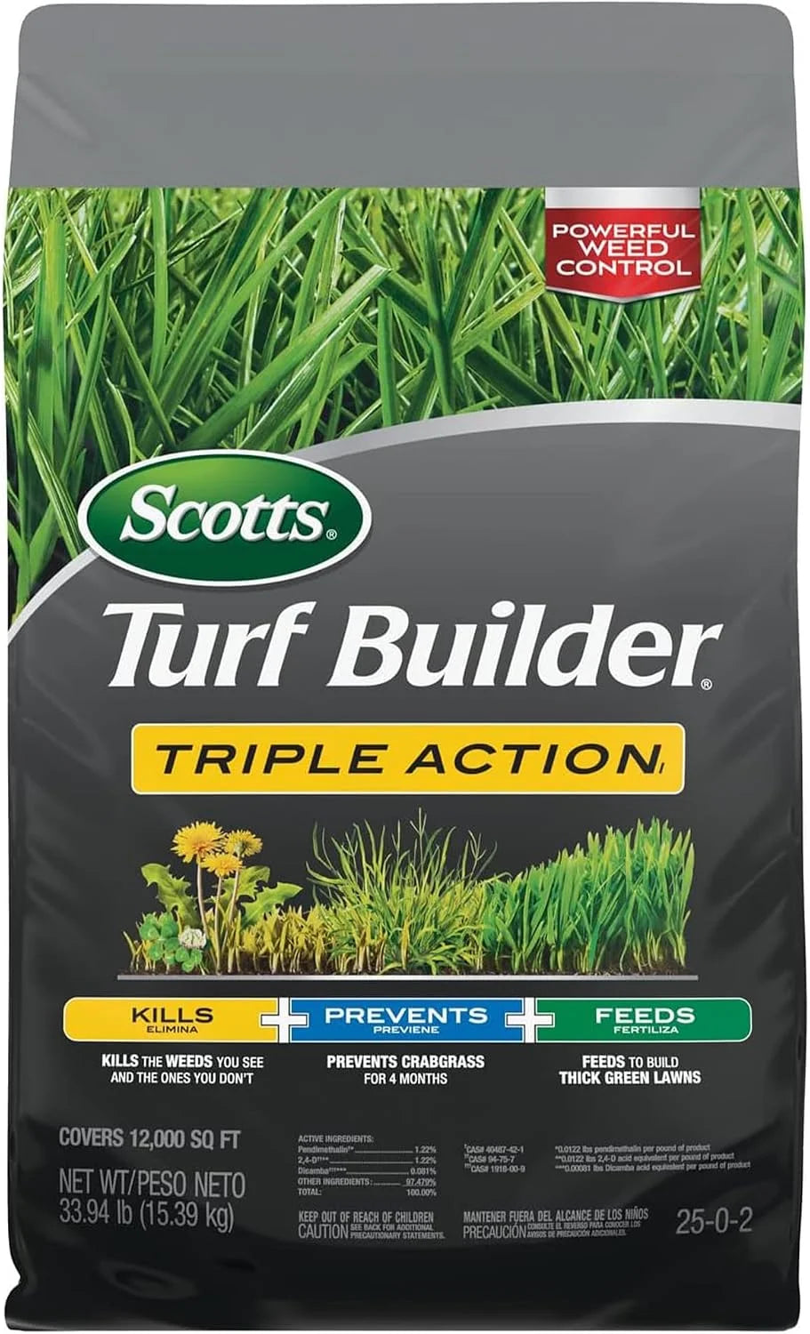 Scotts Turf Builder Triple Action1, 33.94 lbs.